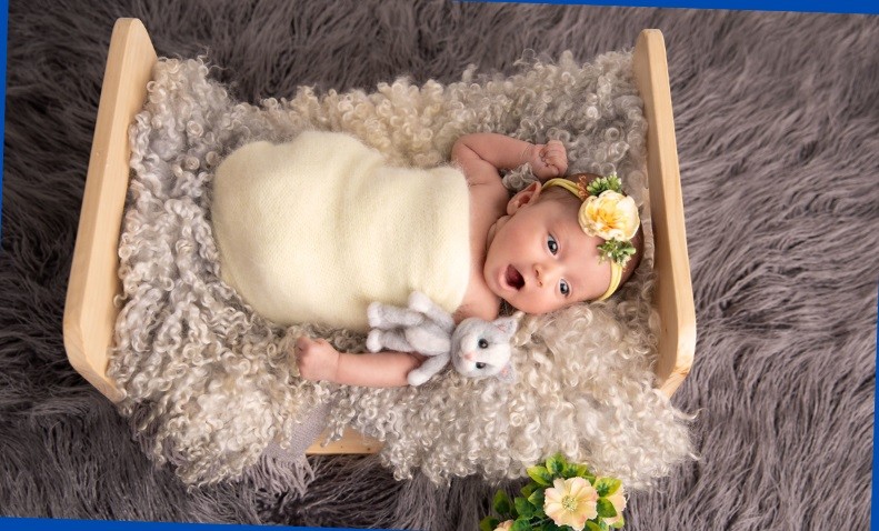 1 month baby photoshoot ideas at home india
