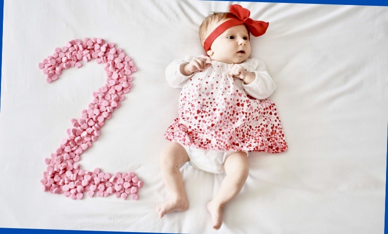 2nd month birthday wishes for baby girl india