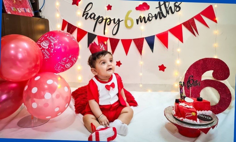 6 month baby half birthday wishes india